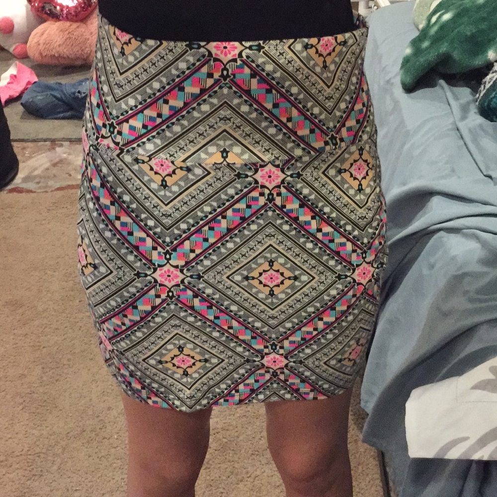 Tribal pencil skirt